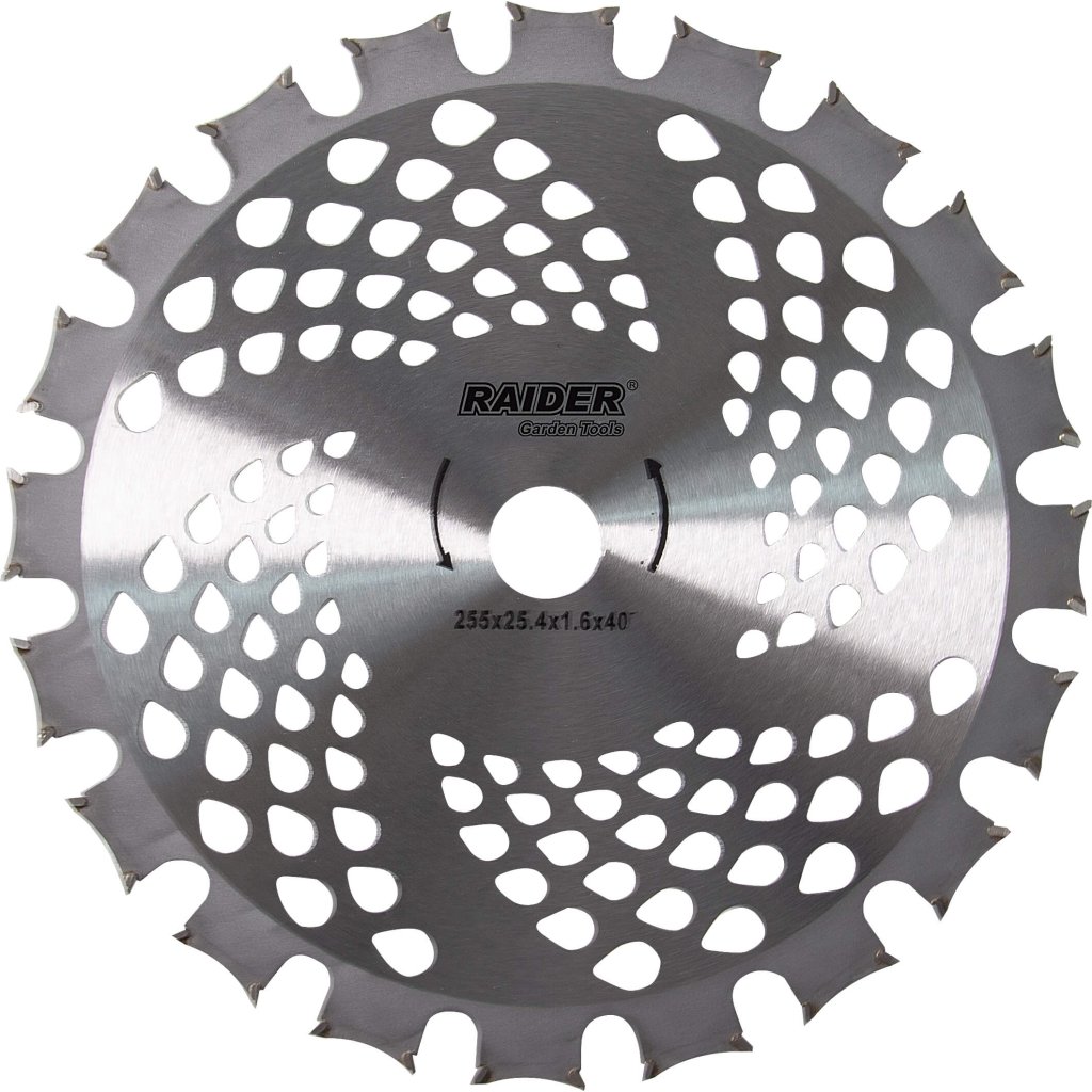 RAIDER Δίσκος θαμνοκοπτικού 255mm 40 δοντιών TCT 25.4 mm 110343