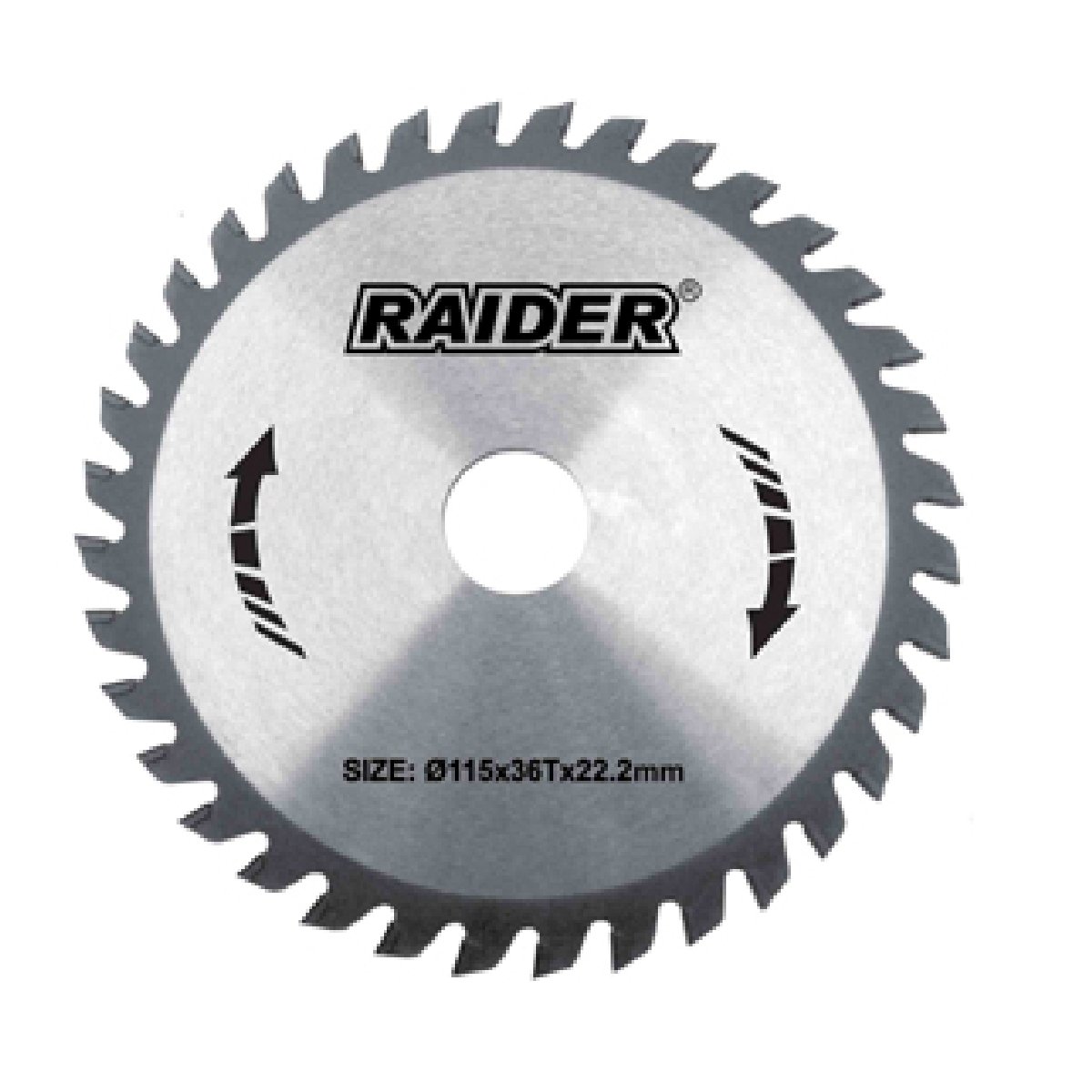 RAIDER Δίσκος κοπής ξύλου Φ25,4/Φ210/24Δόντια 163104