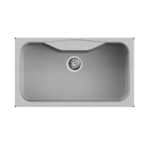 Νεροχύτης κουζίνας FOX 360 Aluminium 79 ELLECI 86,3x50,3cm